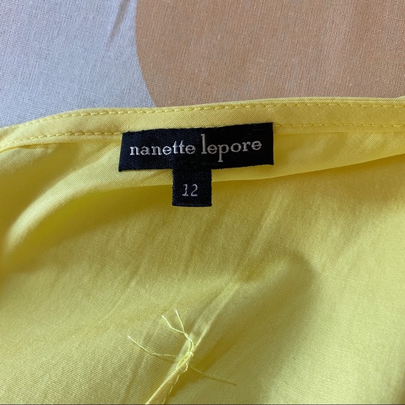 Sunny Nanette Lepore Top Sz 12 - Picture 8 of 9